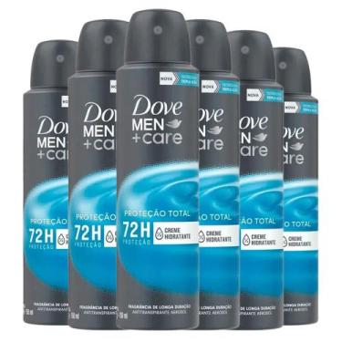 Imagem de Kit Desodorante Aerosol Dove Men Care Cuidado Total 89g 6 Unidades