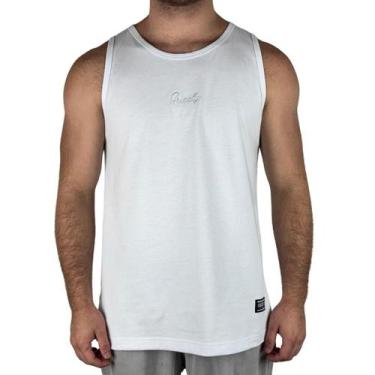 Imagem de Regata Grizzly Mini Script Tank, M, White
