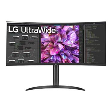 Imagem de LG Monitor De Computador Curvo Ultrawide Qhd De 34 Polegadas 34Wq73A-B, Ips Com Compatibilidade Hdr 10, Kvm Integrado E Usb Tipo C, Preto