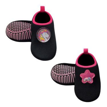 Imagem de Kit Sapatilha Infantil Antiderrapante Magicc Kids S109 S111, 23/24