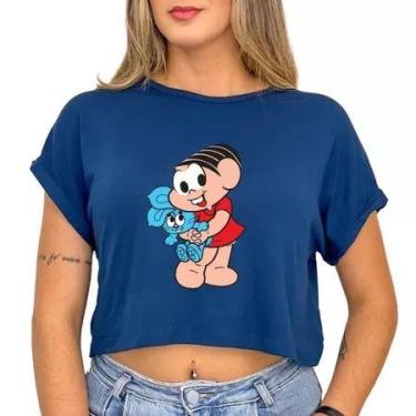 Imagem de Blusa feminina cropped estampa Monica turma da monica camiseta t-shirt