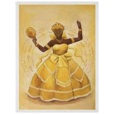 Imagem de Quadro Decorativo Mamãe Oxum 45X34Cm - Com Vidro - Quadros On-Line