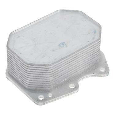 Imagem de VekAuto Resfriador de óleo do motor para FORD TRANSIT MK7 2006-2013 Refrigerador de óleo de transmissão Trans Cooler No.1372321 Liga de alumínio tom prateado 1 peça