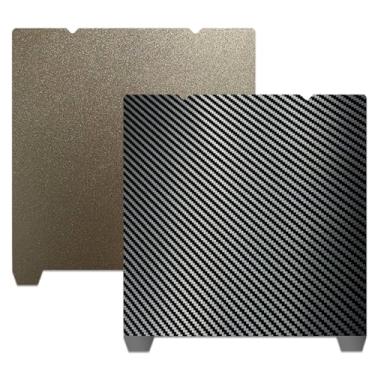 Imagem de Wefuit Placa de proteção dupla face atualizada (PET liso + PEI texturizado) 235 x 235 mm para Ender-3 S1/Ender-3 S1 Pro/Ender-3 V3 KEEnder-5 S1 /K1 /K1 Max/Ender-3 V3 SE (sem base magnética)