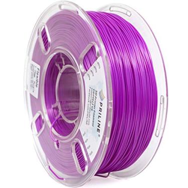 Imagem de PRILINE Filamento TPU, filamento de impressora 3D flexível TPU 98A PRILINE 98A, carretel de 1 kg de 1,75 mm, material flexível de TPU durável, roxo