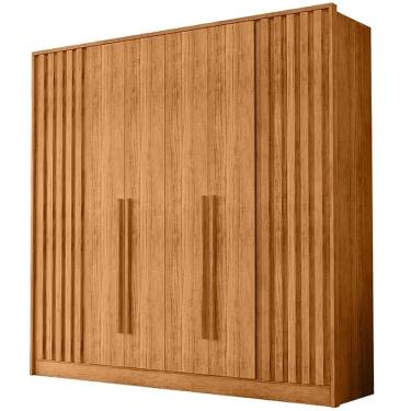 Imagem de Guarda Roupa Navegantes Casal 6 Portas 6 Gavetas Rud Rack Cor Cedro