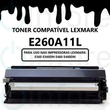 Imagem de Toner  E260A11L para E260DN E460DN E360DN E260 E460 E360 Compatível - 