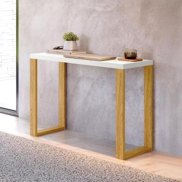 Imagem de Mesa de Escritório Home Office Industrial 100% Mdf - Pradel E, Off Whi