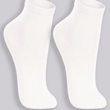 Imagem de Meia Lupo Cano Médio Infantil 2830-088 C/2, Branco, Branco, 30-36