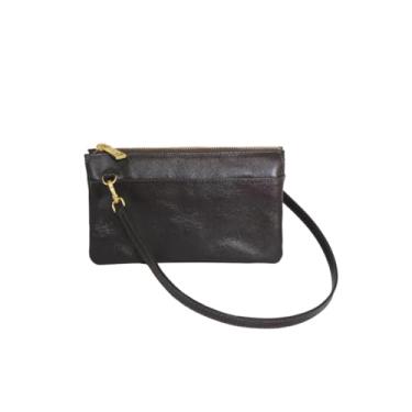 Imagem de Bolsa Feminina Compacta de Couro Modelo Érica - Relicário (Marrom Café)