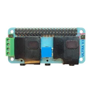 Imagem de RASPIAUDIO Placa de som Audio DAC Hat para Raspberry PI5 todos os modelos Pi5/Pi Zero/Pi4/Pi3B / Pi3B + / Melhor qualidade do que USB (Ultra++) Plug and Play sem driver