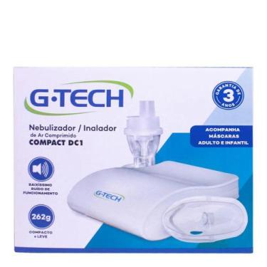 Imagem de Inalador Nebulizador G-Tech Ar Comprimido Compact DC1
