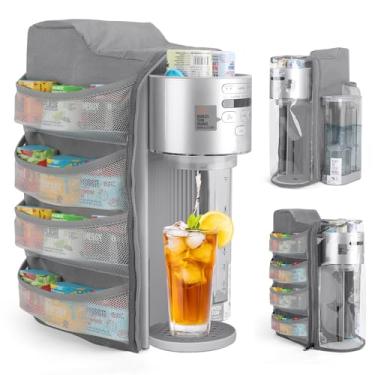 Imagem de Capa antipoeira para máquina de refrigerante Ninja Thirsti Max, sistema de hidratação personalizado, máquina de refrigerante WC2002, bolsa com bolsos de armazenamento compatível com gotas de água com