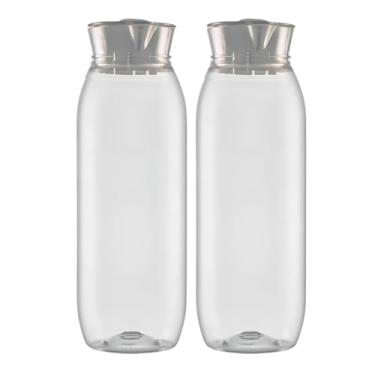 Imagem de Kit 2 Jarra Garrafa De Água Geladeira 1,5lt Tampa Higiênica Veneza (Cinza)