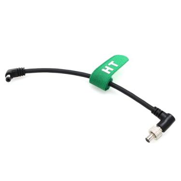 Imagem de HangTon Cabo de alimentação para câmera Atomos Ninja V Hollyland Mars 400s Cosmo Video Assist 5 7 Studio 4k PRO ZCAM SmallHD Monitor Transmissão Aputrue 60d 60X Light PIX-E7, ângulo reto para