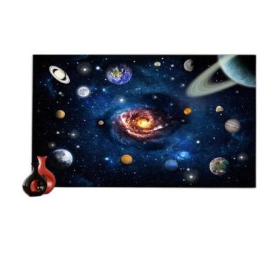 Imagem de Papel De Parede 3D Espaço Estrelas Planetas 3,5M Nsp201 - Você Decora