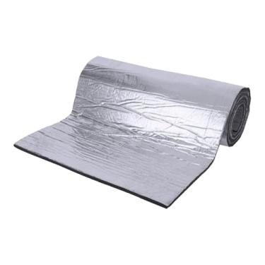 Imagem de FJMQHU Folha de tapete de isolamento térmico e acústico para carro, isolamento acústico à prova d'água, espuma para proteção do motor e porta-malas, 10mm