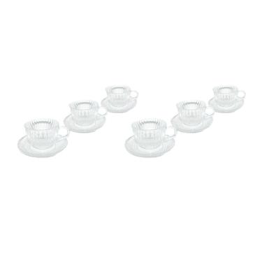 Imagem de Conjunto de 6 Xícaras 200 ml com Pires N2444396 - Quanhe