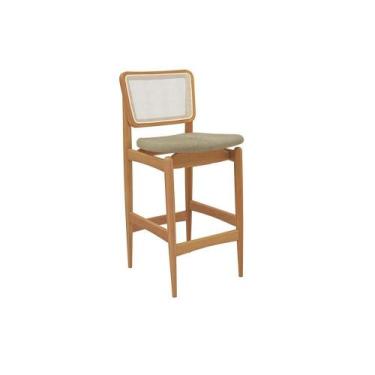 Imagem de Banqueta Sala de Jantar Liz 1BMM009CA Premium Madeira Maciça 1 Un Carv