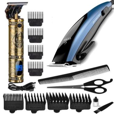 Imagem de Cortador De Cabelo Gama Italy Profissional 9 Acessorios Magnetic 7w Ma