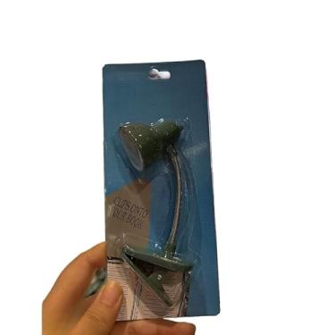 Imagem de Mini Luminária LED Flexível Portátil Luz Mesa Leitura Livro(Verde)