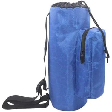 Imagem de Suporte De Mochila De Oxigênio Portátil Oxygen Tk Carrier Bag Cilindros Garrafa Com Alça De Ombro Ajustável Para Viagens Médicas Ao Ar Livre Em Casa, Blue, M