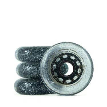 Imagem de Rodas Para Patins Sakurai 80mm 83a Glitter Cinza 4 Unidades - Munchi