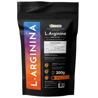 Imagem de L-Arginina 300g  100% Importada  vitaease, Sem Sabor