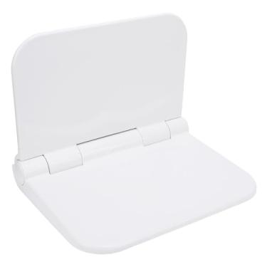 Imagem de Luocute Banho Dobrar o Assento do Chuveiro, 15.16x15.35x11.81 Em Banco Dobrável Compacto para Adultos e Idosos, Suporte de Aço Inoxidável Montado na Parede, Ajuda de Mobilidade Em