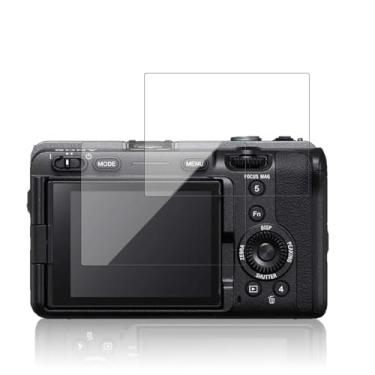 Imagem de NOUKAJU Protetor de tela para Sony FX3A, vidro temperado HD, dureza 9h, arranhões, anti-impressão digital, protetor de filme de vidro temperado para câmera Sony FX3A [2 unidades]
