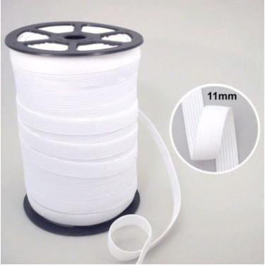 Imagem de Elástico Zanotti Jaraguá 11mm Branco à Metro - Sua Casa Decor