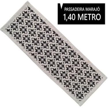 Imagem de Passadeira Jacarta Edição Especial Algodão Cru 47cm x 140cm - Bordarte