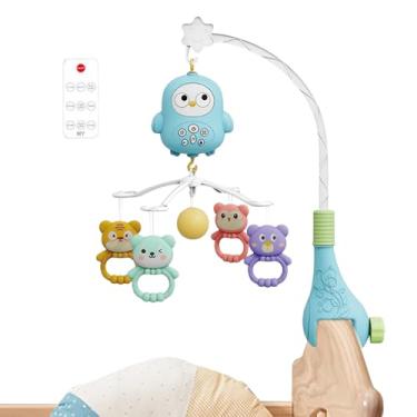 Imagem de Móbile Infantil para Berço de Bebé - Móbile Musical Para Berço De Bebé - Brinquedo Musical para Berçário de Meninas, Quarto e Sala