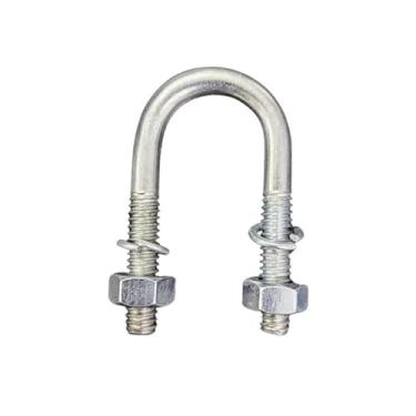 Imagem de Grampo tipo U 50 mm com acabamento aço carbono fosfatizado – 6 mm (50 mm com acabamento aço cromo vanádio, 9 mm)