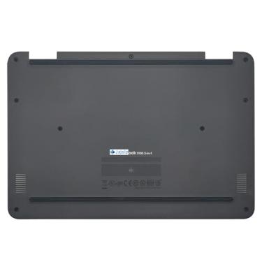 Imagem de Jxjslp Capa inferior de substituição para notebook Dell Chromebook 11 3100 série 2 em 1 capa inferior 0PPWP2 PPWP2 preta