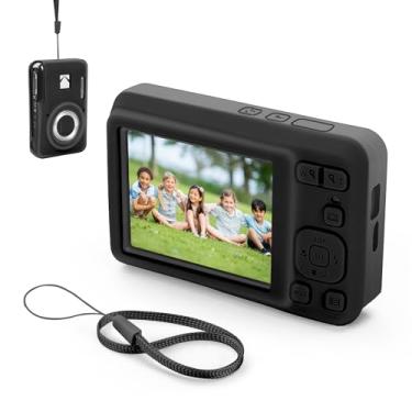 Imagem de OCXLLEATLY Capa de silicone para câmera compatível com Kodak PIXPRO FZ55, capa de silicone macio antiarranhões capa protetora para câmera digital (preto)