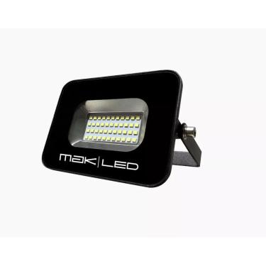 Imagem de Refletor Micro Led Slim Prova D` Água Branco Frio - 30W