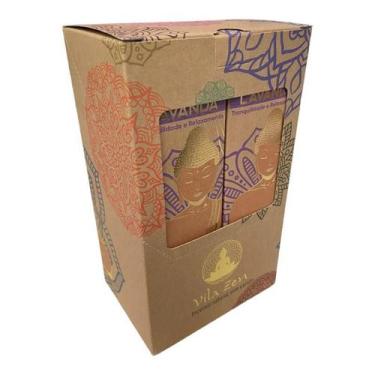 Imagem de Incenso Natural Vila Zen Lavanda Puro 12 Caixas C 10 Varetas - Lua Mís