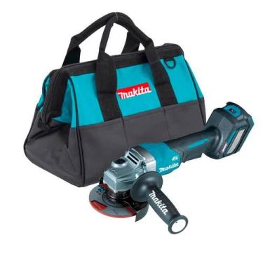 Imagem de Esmerilhadeira Angular 115mm a Bateria 40V XGT com Bolsa Makita GA031G