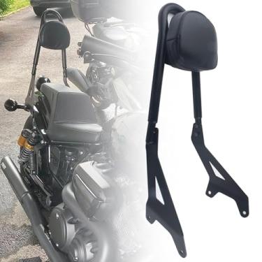 Imagem de FINMOKAL Encosto do banco traseiro da motocicleta destacável Sissy Bar encosto de passageiro compatível com Yamaha Bolt XV XVS 950 R-Spec XVS950 XV950 2014-2017