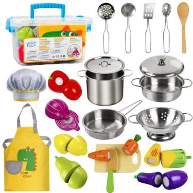 Imagem de Conjunto de culinária Play, acessórios de cozinha Sundaymot Play