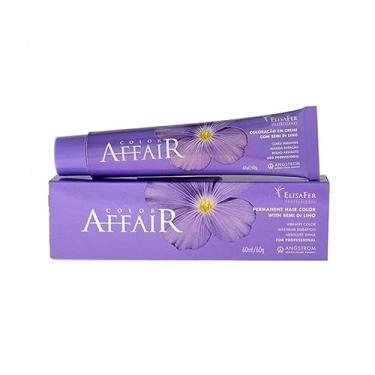Imagem de Elisafer, Coloração permanente em creme, Color Affair, 60g, Nº 6.9, Louro Escuro Mate