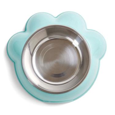 Imagem de Comedouro Patas Pet Azul