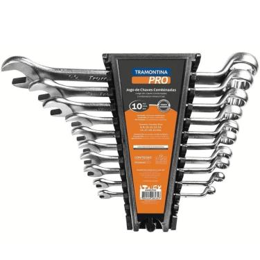Imagem de Jogo Chave Combinada 6A22Mm 10 Pçs 44660/310 Tramontinapro
