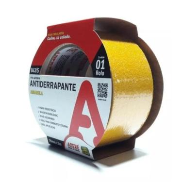 Imagem de Fita Antiderrapante Amarela 50mmx5m 863/S -  Adere