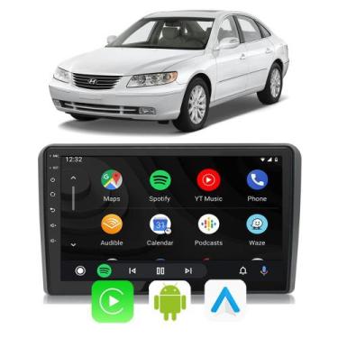 Imagem de Kit Multimidia Azera 2007 2008 2009 2010 2011 9" CarPlay Android Auto 