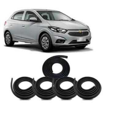 Imagem de Kit 5 Borrachas Vedação Porta+Mala Onix Prisma SPIN Cobalt Cruzes 2012