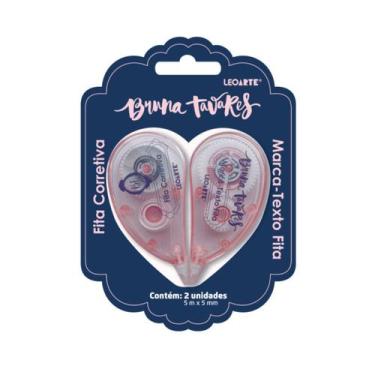 Imagem de Fita Corretiva + Marca-Texto 5mmx5m Bruna Tavares - Leonora