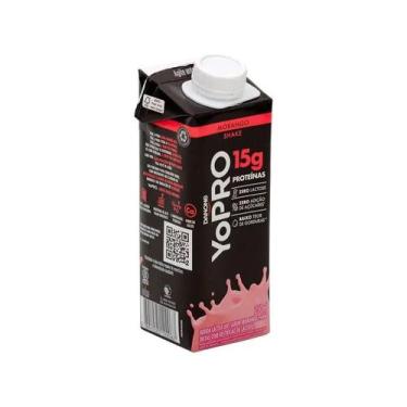 Imagem de YoPRO Bebida Lactea UHT Morango 15g de proteinas 250ml - 12 unidades -