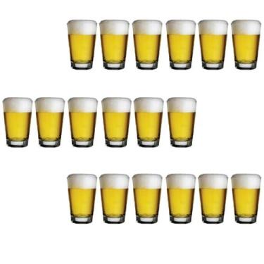 Imagem de Kit 18 Copo De Vidro Caldereta 350ml Suco Bar Cerveja Nadir - NADIR FI